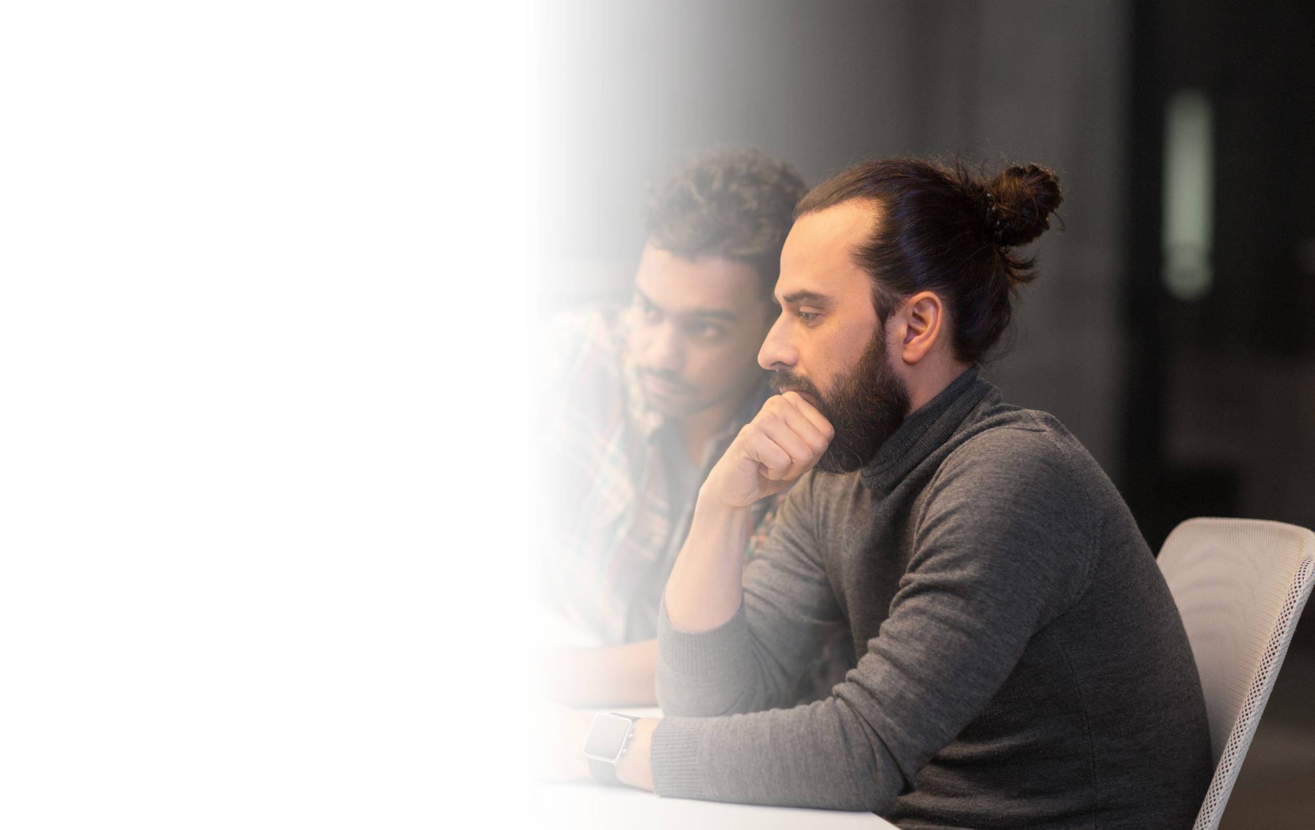 Professional team collaborating in a technology-focused workplace