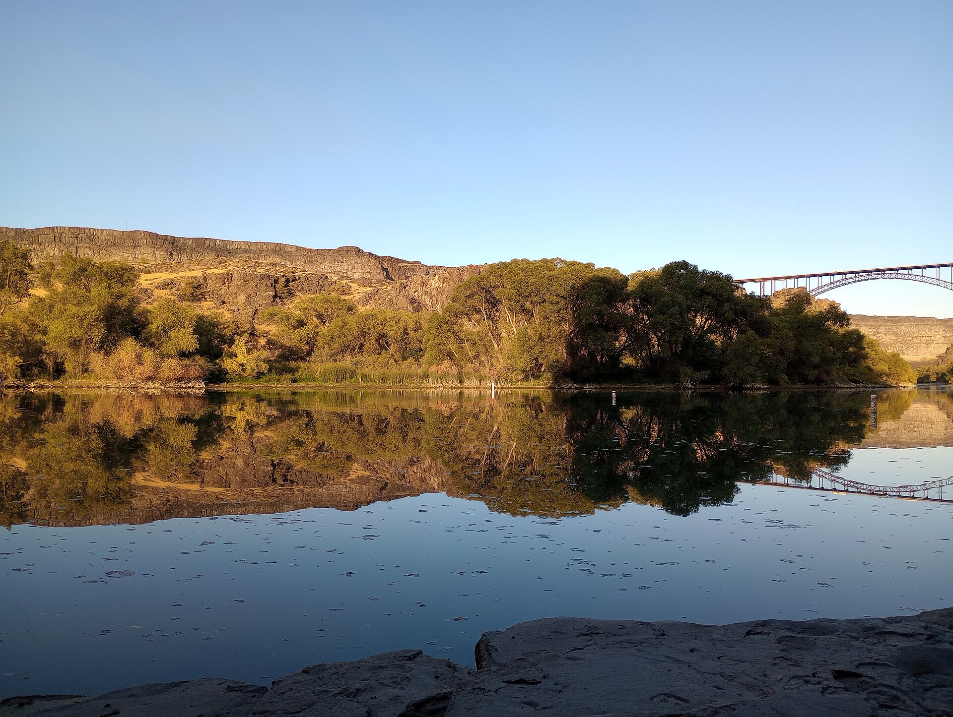 Perrine Bridge over the Snake River Canyon in Twin Falls, Idaho
